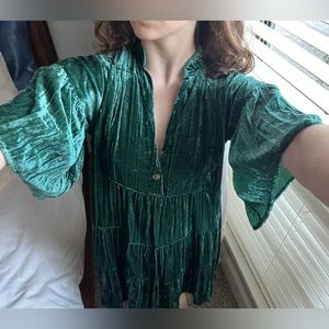 Uncle Frank Holiday Dress. Womens XS. Festive Dress. Velvet Dress. Holiday